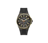 GUESS Reloj analógico oro / gris plateado / negro, Talla One Size