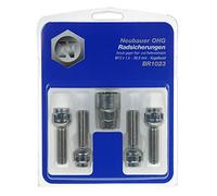 br1023 Rueda antirrobo Pernos M12 x 1,5, Bola Asiento R12, Longitud del vástago 39,9 mm, Ancho de Llave 17 mm/19 mm