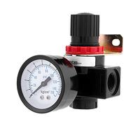 BR3000 G3/8'' Válvula reguladora reguladora de presión del compresor de control de aire con manómetro Estructura compacta Reemplace la presión de dial de doble escala rota para el