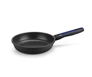 BRA Advanced Sartén, 24 cm, aluminio fundido con antiadherente, sin PFOA, reforzado de rendimiento superior y resistencia a los arañazos y a la abrasión, apta para Inducción