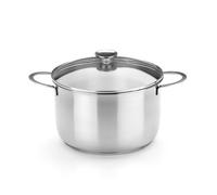 BRA Braisogona_A393956 Ancora - Olla, 26 cm, Acero Inoxidable 18/10, con Tapa de Cristal