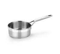 BRA COOKWARE Signature - Sartén baja profesional de 7 pulgadas, 1.4 cuartos de galón, cacerola de acero inoxidable, compatible con todas las estufas, inducción completa, sin PFOA, sin antiadherente