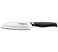 BRA Efficient Cuchillo Santoku, Acero Inoxidable, Gris, 3 x 4 x 30 cm