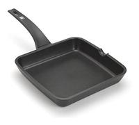 BRA Efficient Grill asador liso, 28 cm, aluminio fundido con antiadherente, apta para inducción, libre de PFOA
