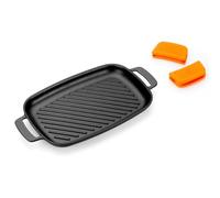 BRA Efficient Iron | Parrilla Rectangular Con Rayas 33 cm, hierro fundido