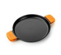 BRA Efficient Iron Parrilla redonda lisa 32 cm, fabricada en hierro fundido esmaltado. Apta para su uso en horno y todo tipo de cocinas, incluída inducción. Apta para el lavavajillas.