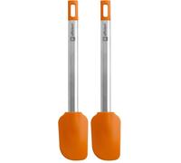BRA Efficient Lengua Pastelera de Cocina, Acero INOX, Nailon y Silicona, Naranja, 27.5 cm (Paquete de 2)