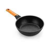 BRA Efficient Orange Sartén Honda 20 cm, Aluminio Fundido con Antiadherente Platinum Plus, honda, Apta para Todo Tipo de cocinas incluida inducción, Libre de PFOA