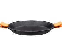 BRA Efficient |Paellera, Aluminio Fundido, Negro, con cubierta antiadherente, 40 cm