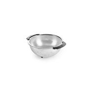 BRA | Escurridera 18 cm, Acero Inoxidable 18/10, Microperforaciones de precisión para drenaje Rápido, Base elevada, Superficie Lisa, Apto para lavavajillas