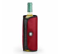 BRA | Funda enfriadora Botellas de Vino o Cava, Tejido Impermeable | Ajuste elástico lateral, naranja