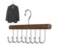 Bra Hanger - 8 Hooks Ideal Closet Helper, Belt Hanger for Closet, Hooks Large Capacity Clloset Organizer | Space-Saving Tie Rack for Belt, Tie, Scarf, Bra, Tank Top Accessories