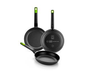 BRA Lote de Sartenes Gastro Set 18cm + 22cm + 26cm