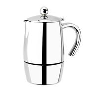 BRA Magna | Cafetera Italiana 4 Tazas, Acero inox 18/10