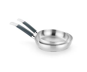 BRA Master | Set de sartenes 24-28 cm, Acero Inoxidable