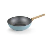 BRA Nordik Wok 28 cm, aluminio forjado con antiadherente, apto para todo tipo de cocinas incluida inducción
