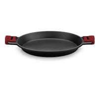 BRA Premiere Paellera 36 cm, Aluminio Fundido, Tricapa con Revestimiento Antiadherente reforzado sin PFOA, Asas Desmontables incluidas, apta para todo tipo de Cocinas incluida Inducción, Rojo