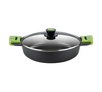 BRA Prior | Cacerola baja tapa cristal y asas de silicona 32 cm