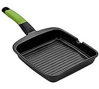 Bra Sartén asador Prior Eco con rayas - Aluminio fundido antiadherente Classic 22cm, apta inducción