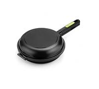 BRA Prior | Sartén dupla 26 cm, para tortillas, aluminio fundido con antiadherente, libre de PFOA, apta para todo tipo de cocinas, incluida inducción