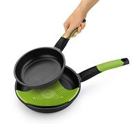 BRA Prior | Set 2 Sartenes 20-24 cm, Aluminio fundido + 1 safe | Apta para todo tipo de cocinas incluida inducción