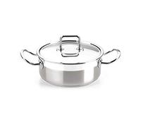 BRA Profesional Cacerola Con Tapa de acero inoxidable Profesional 20 Cm