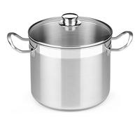 BRA Profesional Olla con Tapa de Cristal 18cm 3.5L Acero Inoxidable