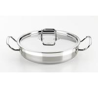 BRA Profesional Rustidera con Tapa, 30 cm, Acero Inoxidable 18/10