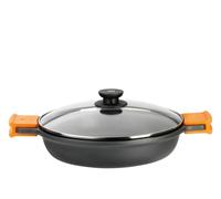 BRA Sartén Eficiente 3,1 L Redonda Negra Diámetro 28 Cm