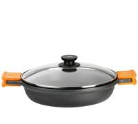 BRA Sartén Eficiente 9 L Redonda Negra Diámetro 40 Cm