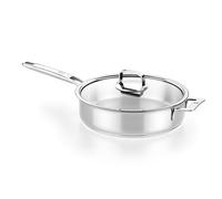 BRA Signature | Guisera con tapa 28 cm, Acero Inoxidable 18/10