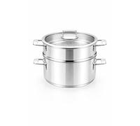 BRA Signature | Set cocina al vapor 24 cm con tapa, Acero Inoxidable 18/10