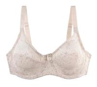 Bra - Sujetador clásico de gran tamaño Push-Up elástico ropa interior casual sexy cómodo apoyo garganta Elegance transpirable entrenamiento sujetador sin espalda, caqui, 90C