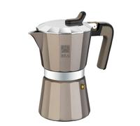 BRA Titanium Cafetera, Capacidad 6 Tazas, Plateado (Titanium)