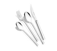BRA Verona | Set de 16 piezas de cubertería, acero inoxidable 18/10, con cuchillo chuletero, acabado pulido brillante