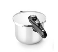 BRA Vitesse Olla Express de 7 Litros, Fabricada en Acero Inoxidable 18/10, Con 2 Programas de Cocción y Sistema de Bloqueo de Apertura, Aptas para Todo Tipo de Cocinas