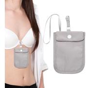 Bra Wallet Women Travel - para Sujetador De Ropa Interior De Nailon Lavable, Billetera con Cinturón para Dinero Oculta Ajustable, Organizador De Bolsillo De Viaje Secreto | Bras Carteras para Ta