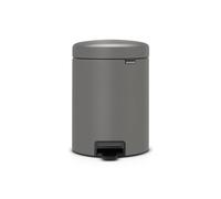 Brabantia 126284 Cubo de Basura, Mineral Concrete Gris, 5 litros