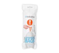 Brabantia 311741 - Bolsas de basura (5 L, 3 rollos de 20 bolsas), color blanco
