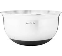 Brabantia 363825 - Cuenco, 1 l, Acero Mate, Base Color Negro
