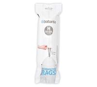 Brabantia 375705 Dispensador Bolsas de Basura, Blanco, 50-60 l