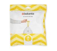 Brabantia Bolsas de Basura PerfectFit (Código A/3L) Extra Resistentes Bolsas con cinta de cierre (40 Bolsas)