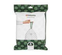 Brabantia Bolsas de Basura PerfectFit, Código R, 36L, Resistentes Bolsas con cinta de cierre, 40 Bolsas