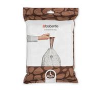 Brabantia Bolsas de Basura PerfectFit (Código L/40-45L) Extra Resistentes Bolsas con cinta de cierre (40 Bolsas)