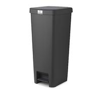 Brabantia 800023 Cubo de basura con pedal StepUp, 40L, Dark Grey