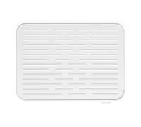 Brabantia Alfombrilla Escurreplatos de Silicona, Gris Claro, 43.8 x 32.5 x 0.9 cm