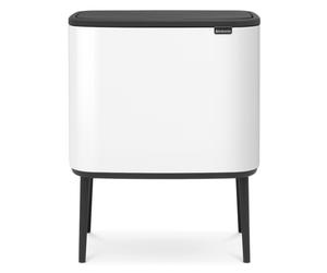 Brabantia Bo contenedor de residuos 34 l blanco 313547