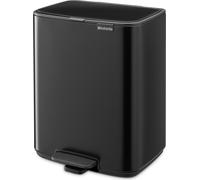 brabantia Bo - Cubo de Pedal, 12 L - Matt Black brabantia