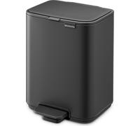 Brabantia Cubo de basura con pedal Bo 4 L Mineral Infinite Grey