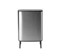Brabantia Bo Touch Bin Hi 60l con inserto de plástico - acero mate